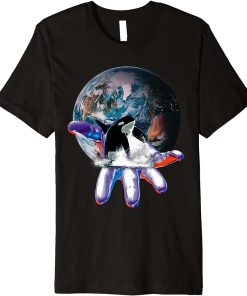 Orca Motif Whale Predator Animals Design Orcas Premium T-Shirt
