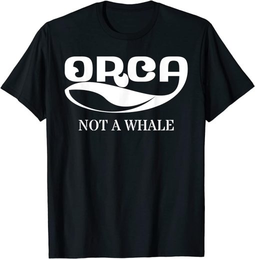 Orca Whale Dolphin Retro Ocean Graphic Vintage Sea Design T-Shirt