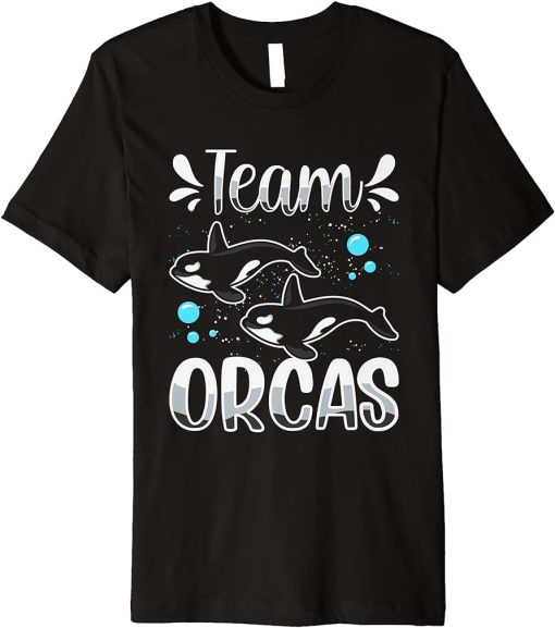 Team Orcas Protect Whale Orca Sea Premium T-Shirt