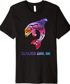 Glacier Bay Alaska Native American Orca Killer Whale Premium T-Shirt