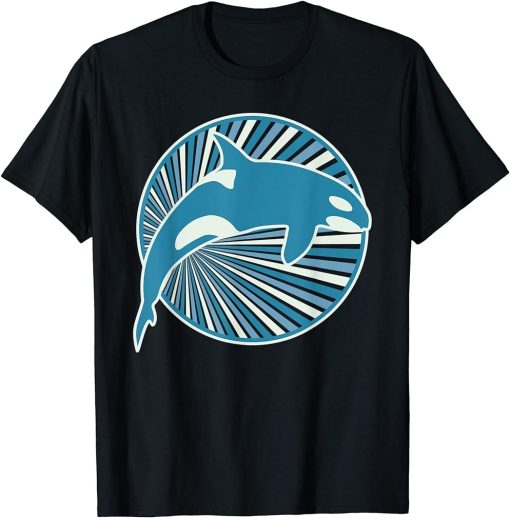 Retro Orca Whale T-Shirt