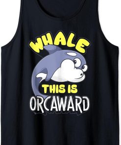 women men apparel: Funny animals design orca whale Tank Top